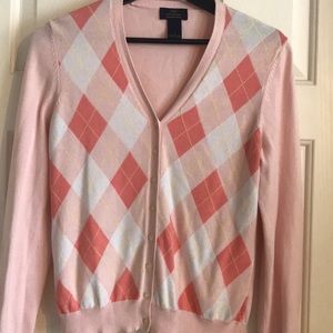 Brooks Brothers Small Pink Cardigan